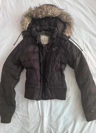 Brown A&F vintage coat, brand: Abercrombie & Fitch, condition: Very good, size: 8 / M, $28.00, $30.10 includes Buyer Protection
