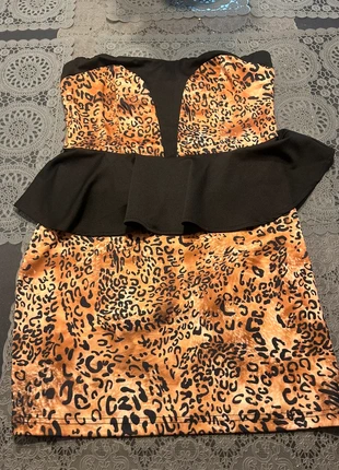 Sukienka panterka, brand: Chic Me, condizioni: Ottime, taglia: L / IT 44 / EU 40, €3.00, €3.85 include la Protezione acquisti