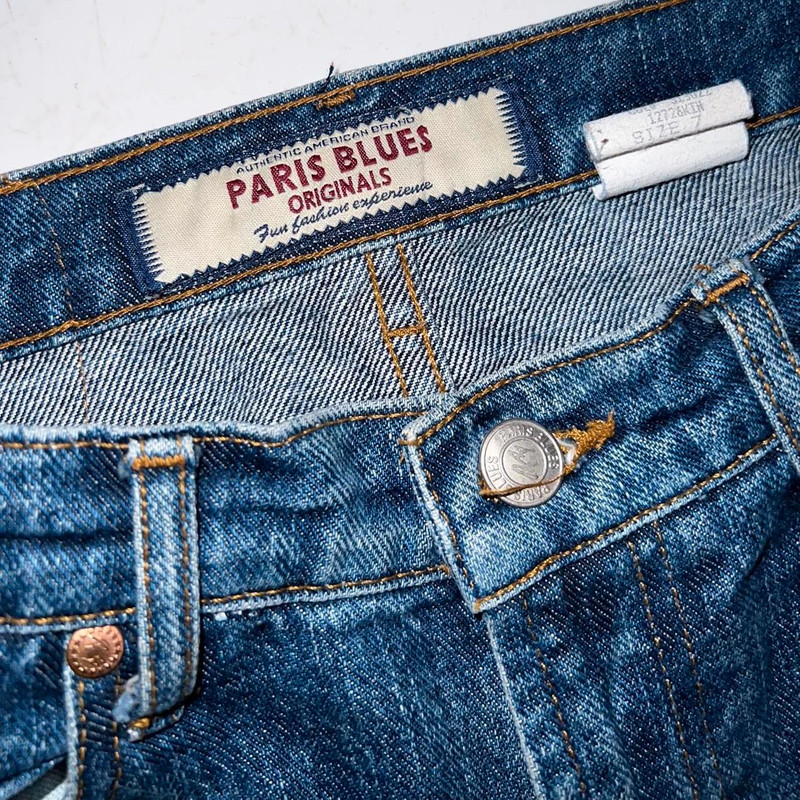 Y2K Paris Blues Denim Flare Jeans 4