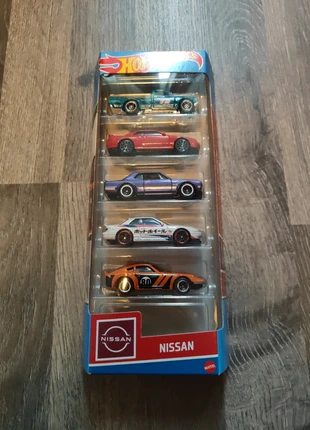 Hot Wheels Nissan 5 Pack, merk: Hot Wheels, staat: Nieuw met prijskaartje, maat: Prematuur, tot 44 cm, € 12,50, € 13,83 inclusief Kopersbescherming Pro
