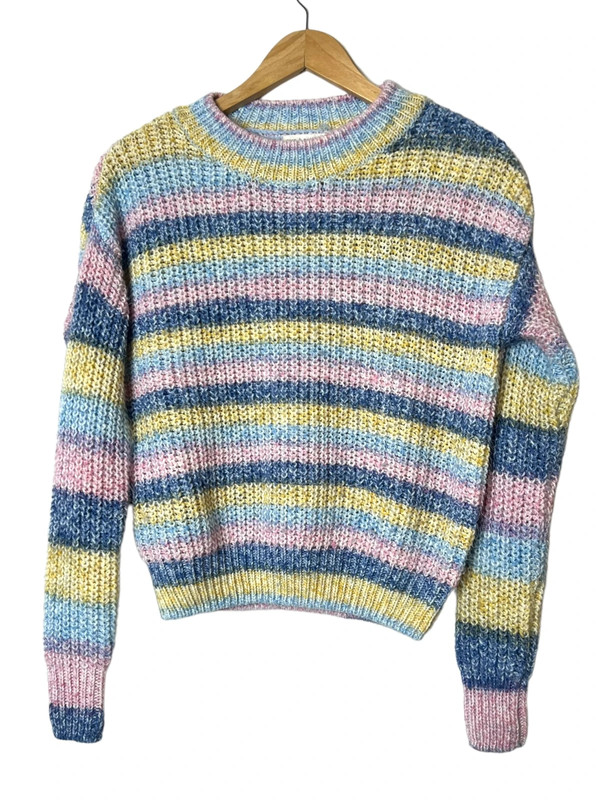 Moon & Madison Colorful Striped Sweater |50%off•bundles 1