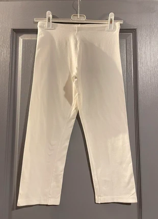 Legging blanc 3/4 Kwoman – Taille M – Doux et confortable, marke: K Woman, zustand: Gut, größe: M / 38 / 10, 3,99 €, 4,89 € inklusive Vinted-Käuferschutz