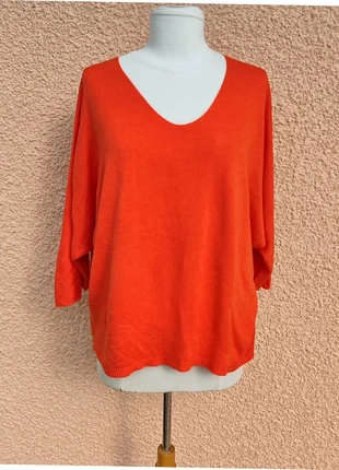 Pull neuf rouge orange manches courtes "Tissaia" taille L, marca: Tissaia, estado: Nuevo sin etiquetas, tamaño: L / 40 / 12, 12,90 €, 14,25 € Protección al comprador Pro incluida