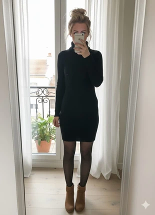 Robe pull noir taille M, marca: Shein, estado: Muito bom, tamanho: M / 38 / 10, €7.80, €8.89 inclui Proteção do Comprador