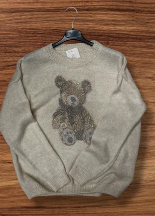 Maglione beige, bianco, maniche lunghe, viscosa e lana, marque: Lana, état: Neuf avec étiquette, taille: Taille unique, 25,00 €, 26,95 € Protection acheteurs incluse