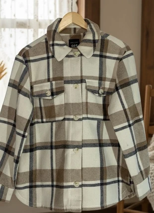 New Look 915 Boys/Girls Beige Check Shacket Jacket Overshirt Age 12-13 (Fits Women's Size 8, brand: New Look, condition: Very good, size: S / UK 8-10, £6.99, £8.04 includes Buyer Protection