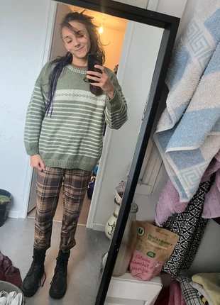 Pull vintage vert olive, condition: Very good, size: M / 38 / 10, €20.00, €21.70 includes Buyer Protection