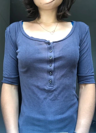 T-shirt basique à boutons / Camiseta básica con botones Gap, marque: GAP, état: Bon état, taille: S / 36 / 8, 8,00 €, 9,10 € Protection acheteurs incluse