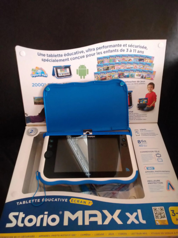 VTech - Tablette pour enfant - Storio Max XL 2.0 bleue
