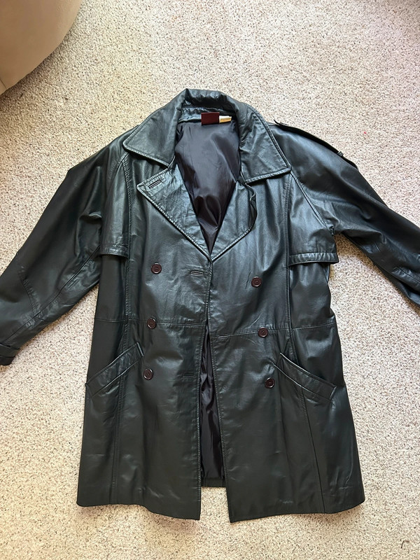 Vintage leather coat 1