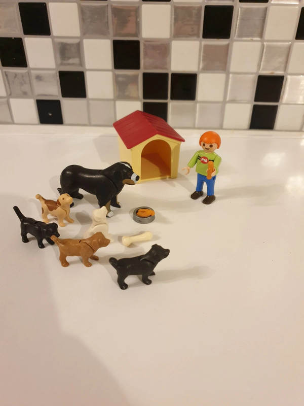 Playmobil Famille de chiens