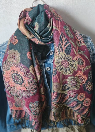 Écharpe pashmina fuschia brillant extra longue 100% viscose, marca: Tendance, estado: Novo sem etiquetas, €10.50, €11.73 inclui Proteção do Comprador Pro