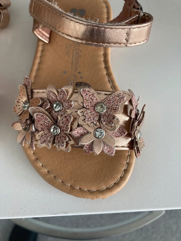 Size 7 Girls Matalan Rose Gold Sandals Vinted