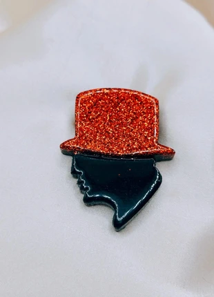 broche vintage jewelry brooch 40 50 fifties maximaliste gatsby statement, marca: Vintage Chic, estado: Muito bom, €12.00, €13.30 inclui Proteção do Comprador