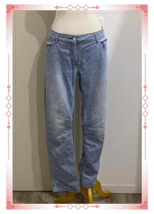 Pantalon Monoprix Femme Denim Super Skinny rayures blanc bleu Taille 44, brand: Monoprix, condition: Very good, size: XXL / 44 / 16, €7.90, €9.00 includes Buyer Protection