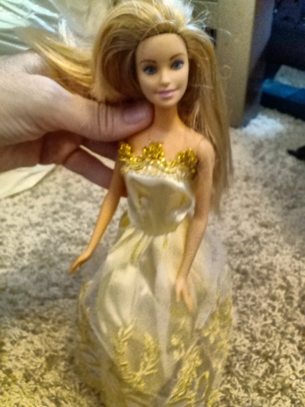 Older Barbie doll in Beautiful Gown 3