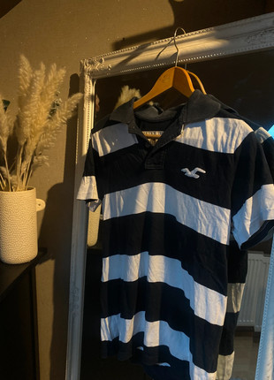 Polo rayé, marque: Hollister, état: Bon état, taille: L, 3,00 €, 3,85 € Protection acheteurs incluse