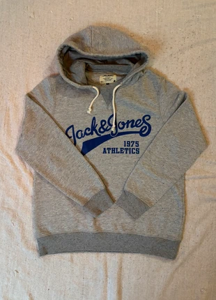 Sweat à capuche jack & jones gris taille XL homme, condition: Very good, size: XL, €10.00, €11.20 includes Buyer Protection