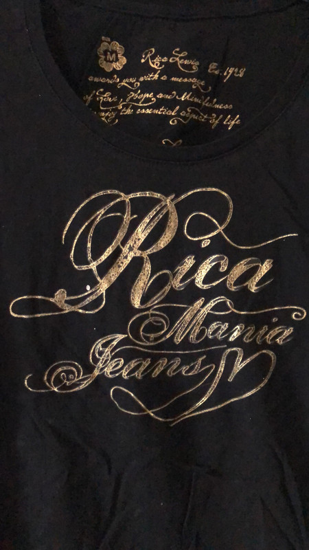 OR - Tee Shirt Logo Noir Doré 