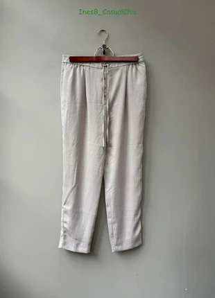 Pantalon fluide beige Zara femme – Taille M (38/40), brand: Zara, condition: Very good, size: M / 38 / 10, €7.50, €8.58 includes Buyer Protection