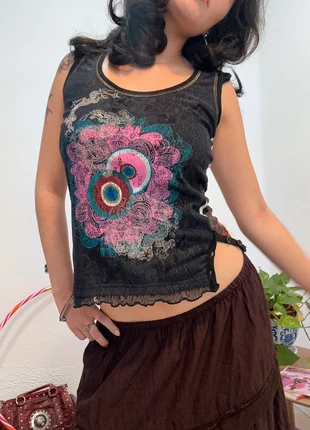 Desigual vintage shirt, marca: Desigual, estado: Bueno, tamaño: S / 36 / 8, 10,00 €, 11,20 € Protección al comprador incluida