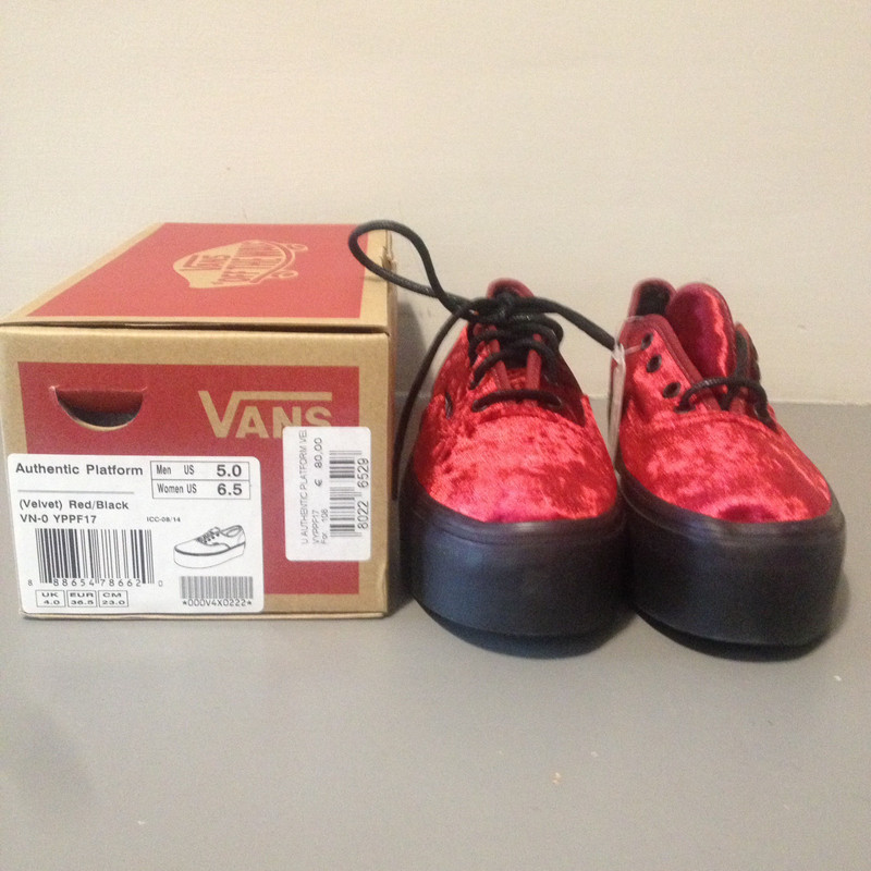 Vans sales authentic velvet