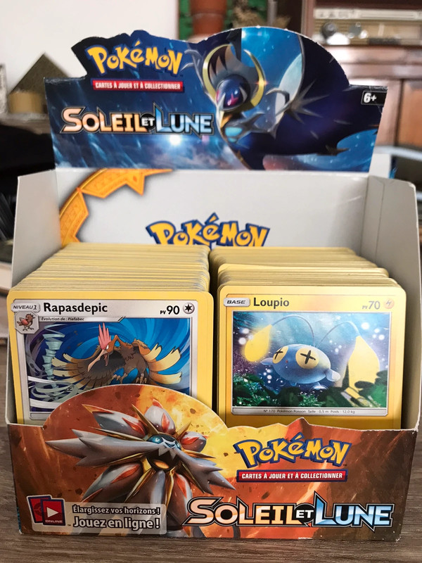 Carte à collectionner Soleil et Lune Pokemon 1 lot en français 