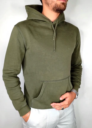 Sweat à capuche kaki vert H&M T.XS, marque: H&M, état: Très bon état, taille: XS, 10,00 €, 11,20 € Protection acheteurs (Pro) incluse