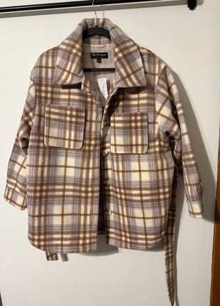 Plaid wool coat, brand: Miss Selfridge, condition: New with tags, size: M / UK 12-14, £22.67, £24.50 includes Buyer Protection
