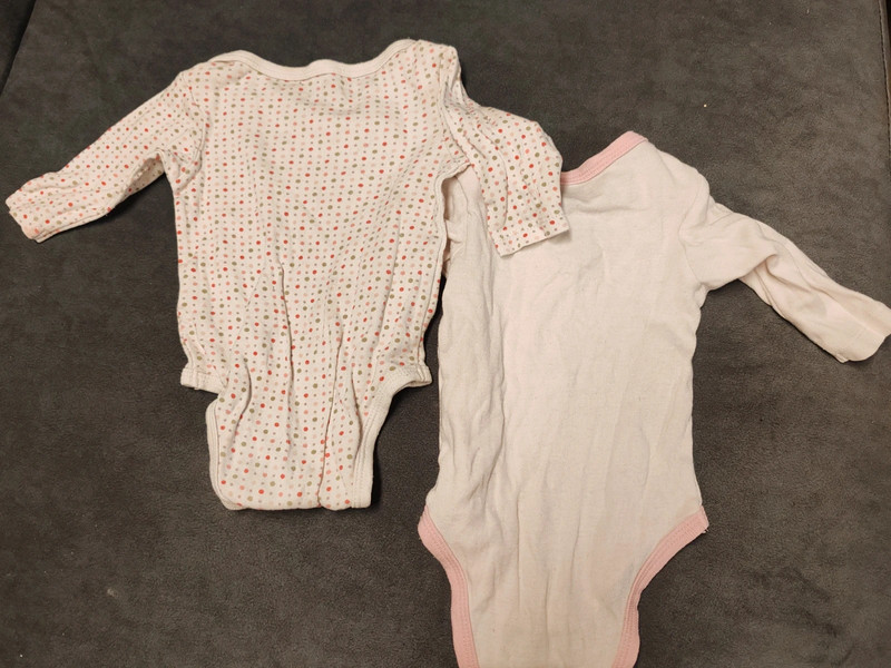 Lot de deux bodies bébé fille Kitchoun 3 mois 3