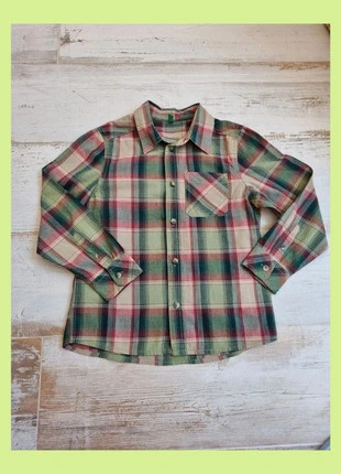 🍭Divina Camisa infantil de cuadros de manga larga 6-7 años 😍 Chemise 💕Camicia, merk: Benetton, staat: Heel goed, maat: 6 jaar / 116 cm, € 12,90, € 14,25 inclusief Kopersbescherming