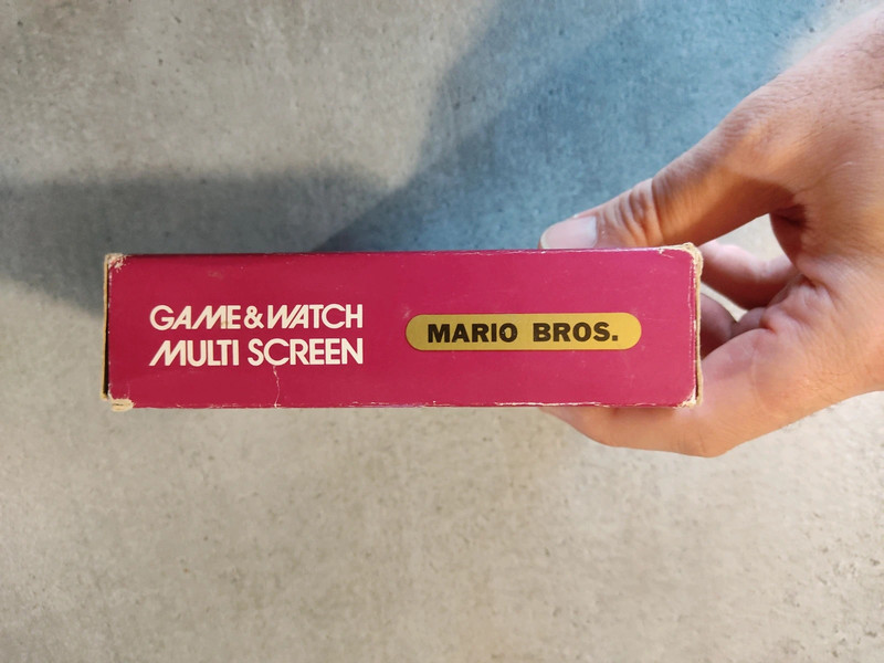 game and watch / mario bros / complet / 1983 5