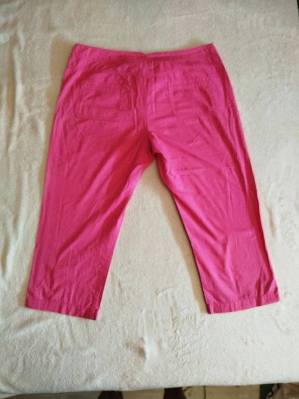 Pantacourt femme fuchsia Kiabi taille 42 - photo numéro 7
