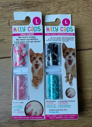 Kitty caps, 2x nail caps  claws size L new, brand: Kitty Caps, condition: New with tags, £1.50, £2.28 includes Buyer Protection