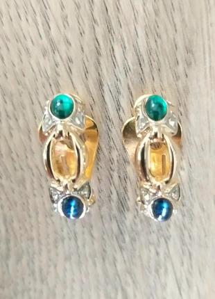 Boucles d'oreilles clips vintage signées David Grau, marque: David Grau Vintage, état: Neuf avec étiquette, 28,00 €, 30,10 € Protection acheteurs incluse