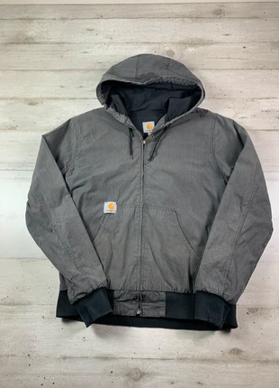 Veste Carhartt Active Jacket grise à capuche logo avant - Taille M, brand: Carhartt, condition: Very good, size: M, €50.00, €53.20 includes Buyer Protection Pro