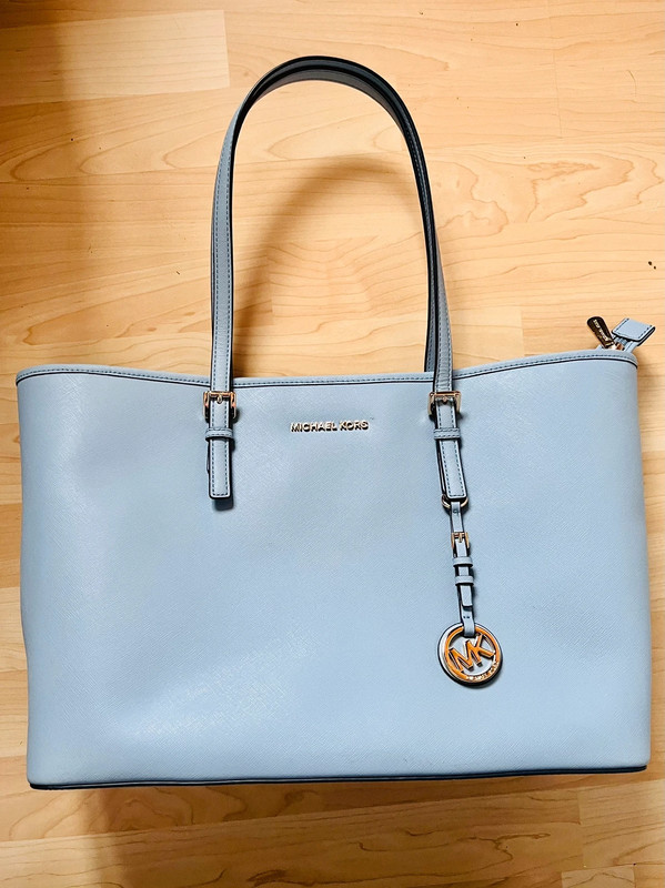 Michael Kors large leather Tote bag pale blue Vinted