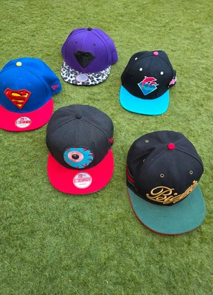 Snapback Cap Lot - New Era, Superman, Diamond Supply & More!, marque: New Era, état: Très bon état, taille: Taille unique, 49,95 €, 53,15 € Protection acheteurs incluse