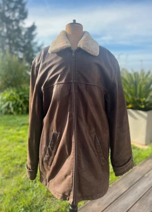 Très belle veste en cuir homme vintage, marca: Devred, estado: Muy bueno, tamaño: XL, 25,00 €, 26,95 € Protección al comprador incluida
