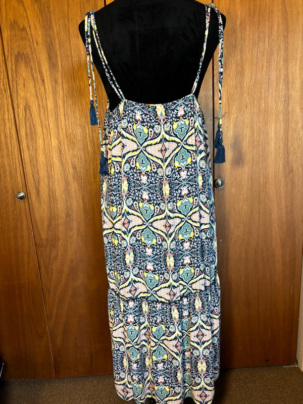 Long boho dress with tassels 2