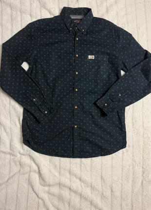 Chemise U.S. Polo Assn. Denim Co. - Bleu marine à motifs - Taille M, brand: U.S. Polo Assn., condition: Very good, size: M, €4.99, €5.94 includes Buyer Protection