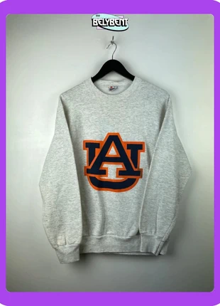 Sweat US Blanc Chiné Aubern Taigers Signal Taille M (DA598), condition: Good, size: M, €15.00, €16.45 includes Buyer Protection Pro