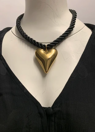 Nieuwe ketting met gouden hart Michelle bijou, merk: Sunset, staat: Nieuw zonder prijskaartje, € 9,50, € 10,68 inclusief Kopersbescherming Pro