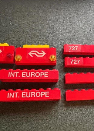 Lego trein stenen 727, merk: LEGO, staat: Goed, maat: Prematuur, tot 44 cm, € 9,95, € 11,15 inclusief Kopersbescherming