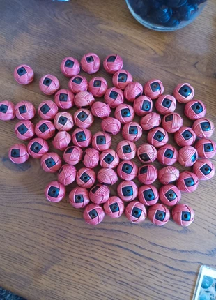 Lot de 66 perles bois et corde, condition: Very good, €5.00, €5.95 includes Buyer Protection