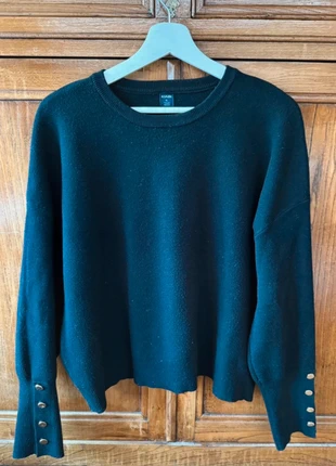 Pull noir Kiabi taille XL, marca: Kiabi, estado: Muy bueno, tamaño: XL / 42 / 14, 6,00 €, 7,00 € Protección al comprador incluida