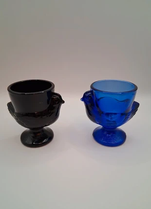 Lot de 2 coquetiers vintage, merk: sans marque, staat: Heel goed, € 12,00, € 13,30 inclusief Kopersbescherming Pro