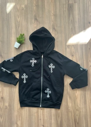 Sudadera con cruces de Diamantes y2k, brand: y2k, condizioni: Ottime, taglia: S, €19.99, €21.69 include la Protezione acquisti