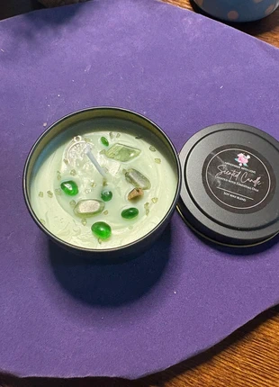 🌿 Lemon & Eucalyptus Healing Energy Candle – 4oz Crystal Infused, condition: New, £4.00, £4.90 includes Buyer Protection