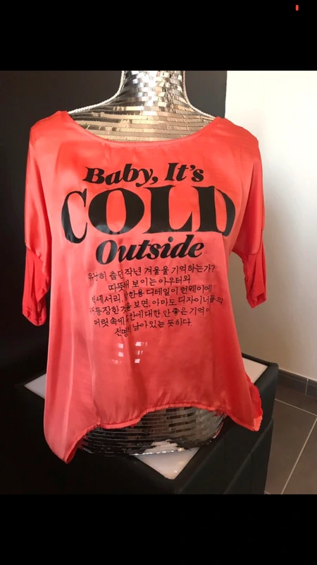Blouse oversize avec dos ouvert